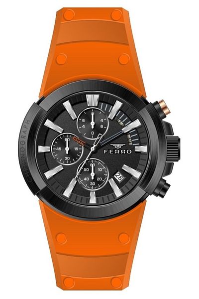 FERRO FM11002D-O 44 mm Orange Men's Wristwatch