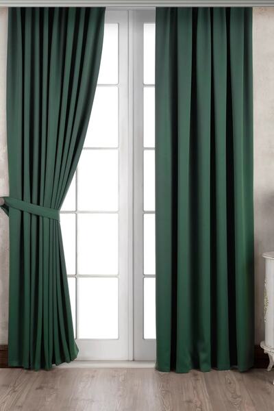 Genel Markalar Blackout Işık Geçirmez Ekstraforlu Karartma Haki Fon Perde & G...