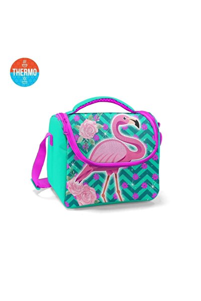 Coral High Kids Aqua Green Pink Flamingo Sa deznom Thermo Nutrition Torba kom...