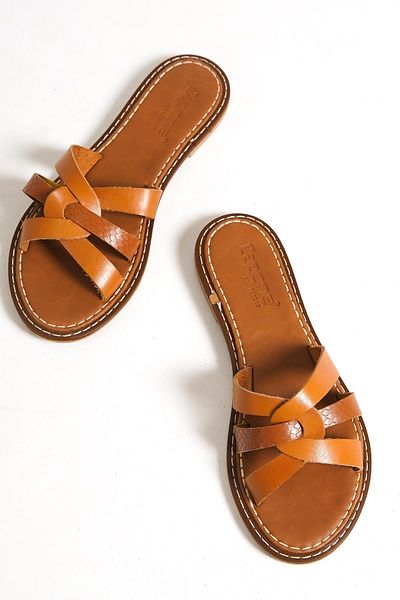 Capone Outfitters Γυναικείες παντόφλες Capone Tan