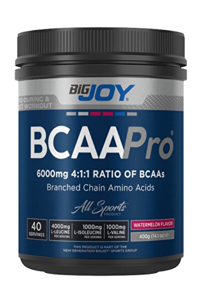 Bigjoy Sports Amino Asit Bcaa Karpuz Aroma 400 gr  40 Servis Bcaa Pro  4:1:1
