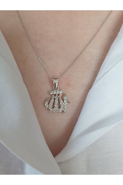 MAGRİB Allah Yazılı Gümüş Kolye