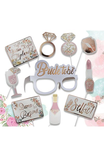 Partimarka Bride To Be Konuşma Balonu Çubukları Set