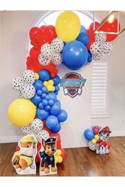 party mix Paw Patrol Doğum Günü Balonları Paw Patrol Doğum Günü Balon Zinciri...
