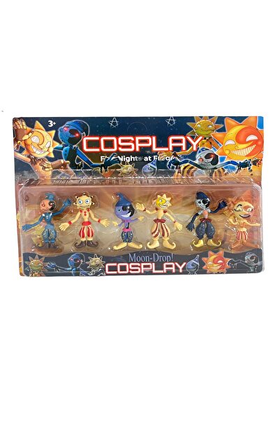 UDATOYS Sundrop Moondrop Freddy Cosplay Five Nights At Freddys Sunny And Moon Karakter Oyuncak Seti