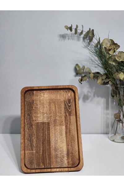 HBS Art Design HBS ART DESIGN Wooden Presentation Tray Coffee Presentation with Oil Pot 20 X 30 CM