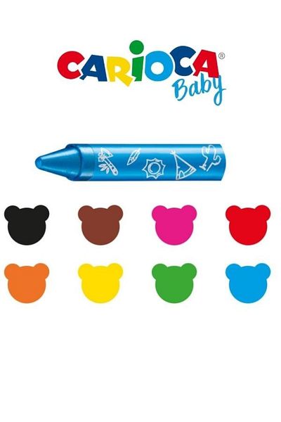 CARIOCA Jumbo Baby Soft Pastel Paint Set of 8