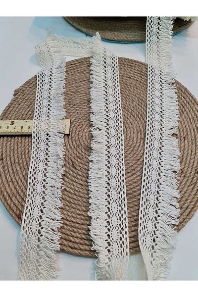 Esteks Dantel ve Tekstil Aksesuarları COTTON LACE 5 METERS