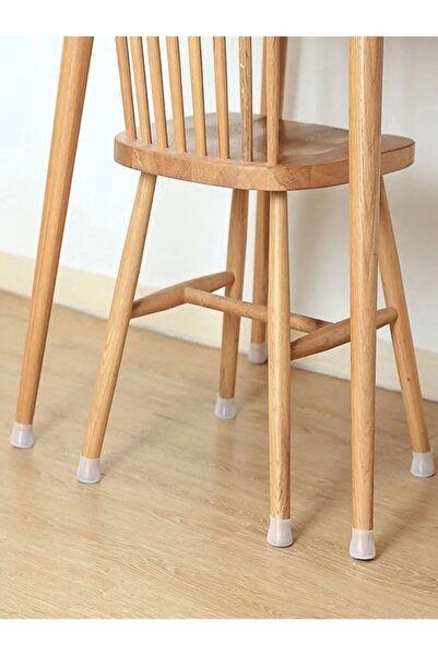 Özasya AVM Masa Ve Sandalye Ayak Koruyucu Beyaz Silikon 12 Adet