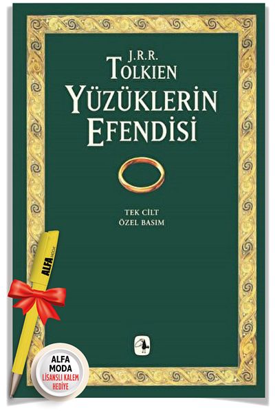 Metis Yayınları The Lord of the Rings - Single Volume Special Edition (J. R. R. Tolkien) + Fashion Licensed Pen - Metis Publications