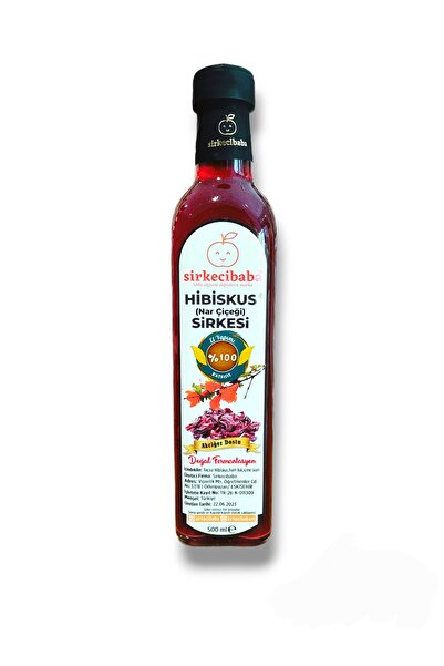 sirkecibaba El Yapımı Hibiskus Sirkesi / Nar Çiçeği Sirkesi | Hibiscus Vinega...