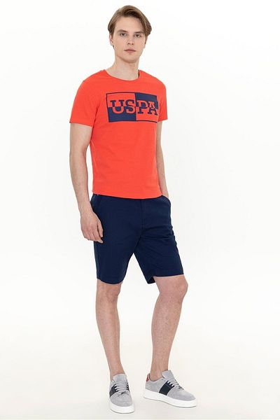 U.S. Polo Assn. Ανδρικό σορτς Navy Blue και βερμούδες
