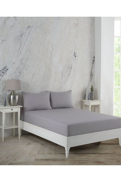 MCN Tekstil Βαμβακερό Εφαρμοσμένο Σεντόνι 160x200 Διπλό