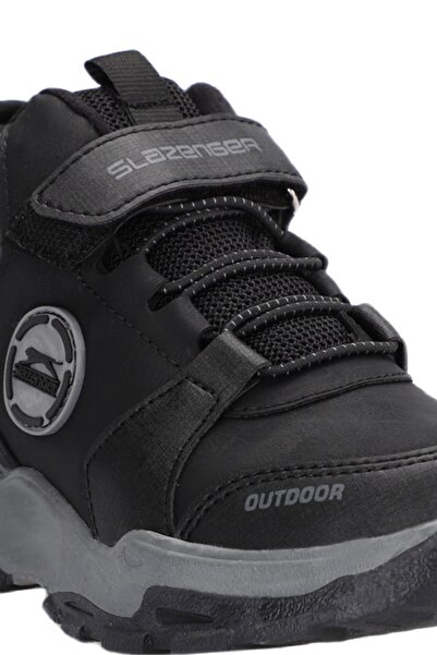Slazenger VERSION Çocuk Cırt Cırtlı Siyah / Siyah Bot
