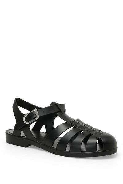 IGOR BIARRITZ MATE Black Women's Flat Sandals