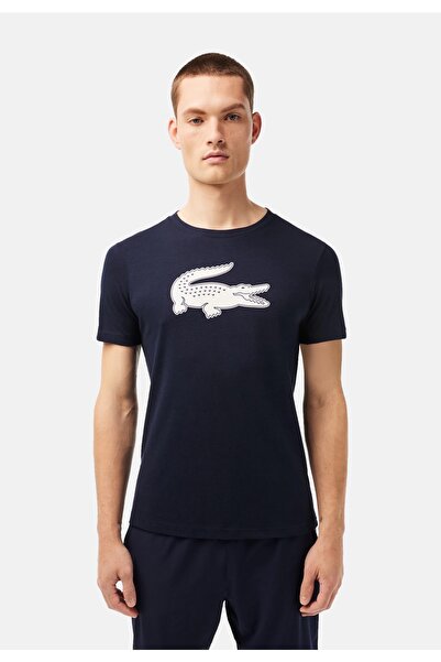 Lacoste Cămașă Krokodil-T-Shirt aus atmungsaktivem Jersey