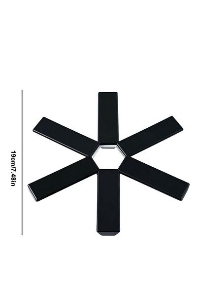 BEYZANA Heat Resistant Foldable Silicone Trivet Pot Mat