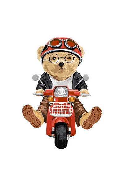 Quart Aksesuar ملصق سيارة على شكل دب جميل مقاس 16 × 12 سم لجهاز الكمبيوتر الم...