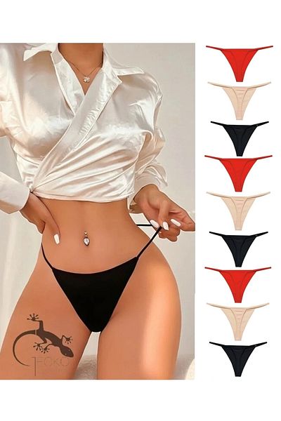 yokyokcollection 9 Pieces GECKO fantasy women's thong with rope rubber