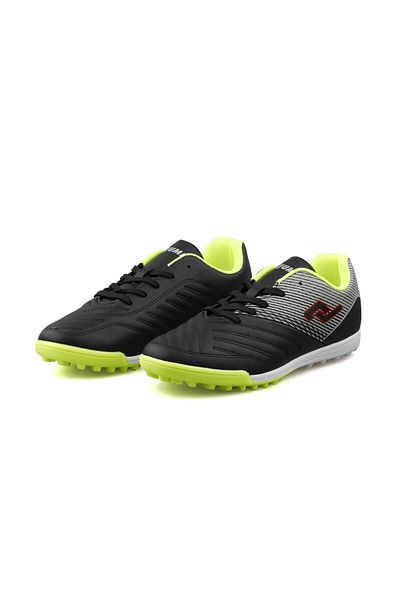 Jump 28034 E Μαύρα Πράσινα Ανδρικά παπούτσια Astroturf Field 28034-E-BLACK-GREEN Μαύρο