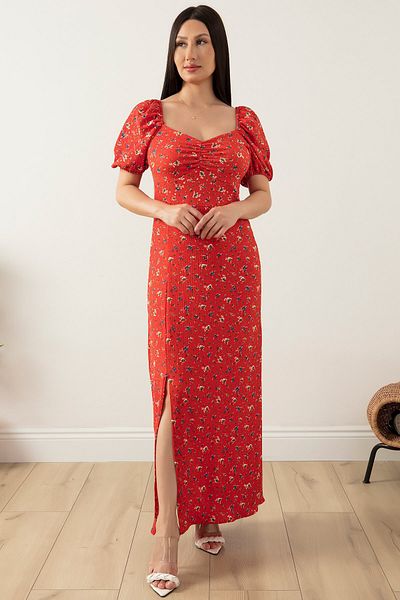 PULLIMM Rochie înfășurată cu guler pătrat 821-2997