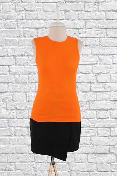 DİVİSTA Women's Orange Color Camisole Tank Top