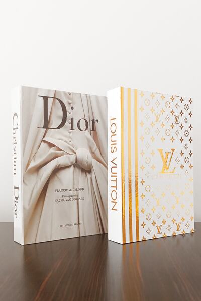 BayCazip صندوق مزخرف بمظهر الكتب مكون من 2