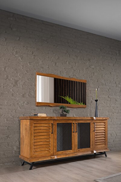 Eymense Koza Ladin Ahşap Yemek Odası Konsolu