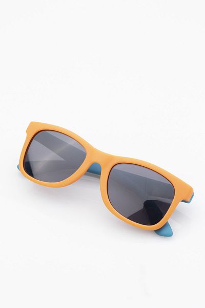 By Donetto Matte Orange Turquoise 3-8 Years - 100% UV Protection Polarized Children's Sunglasses