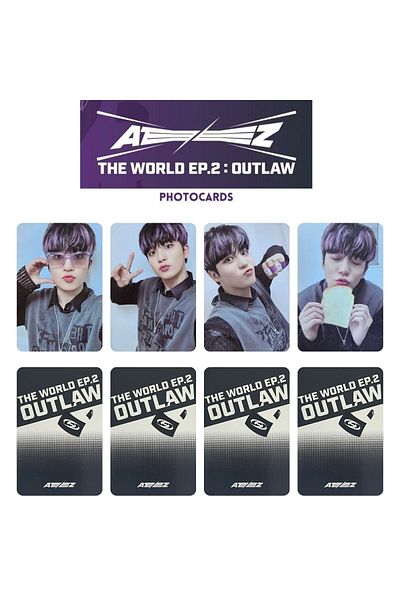 Kpop Dünyasi ATEEZ Jongho ''The World Ep 2 : OUTLAW'' PC Set