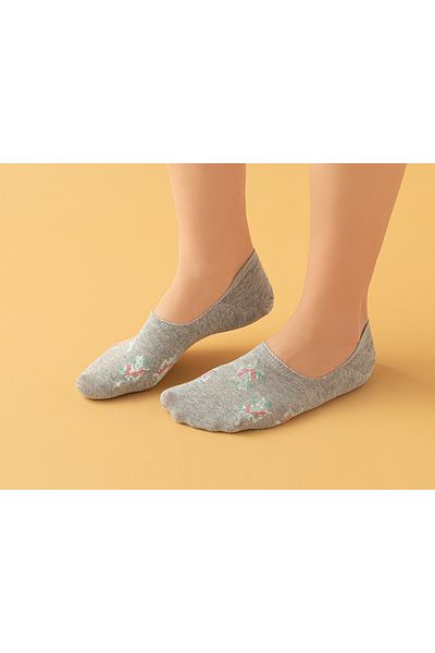 English Home Șosete Emily Cotton Gri pentru balerină - 36-40