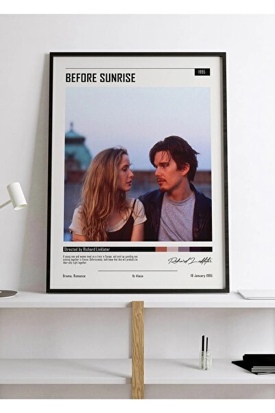 primero Before Sunrise Poster Tablo Yüksek Çözünürlükte - Çerçeve Görünümlü 2...