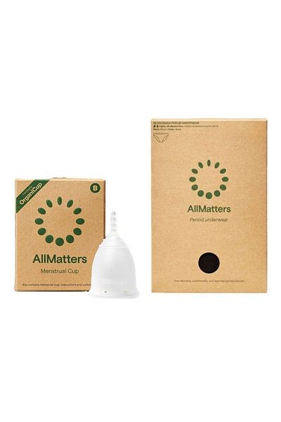 Allmatters Menstrual Cup Model B and Menstrual Panties