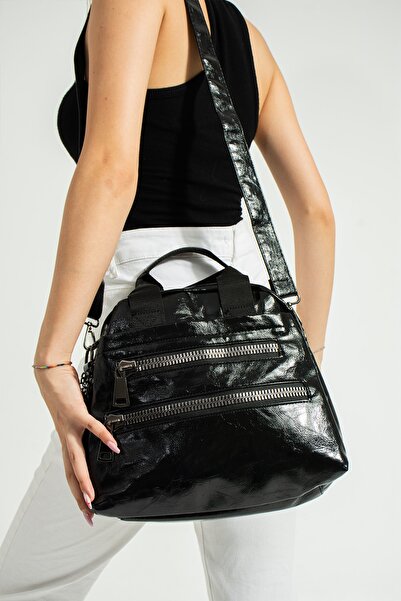 YOGII Tulsa Model Τσάντα Γυναικεία δερμάτινη τσάντα ώμου πολλαπλών τμημάτων ε...