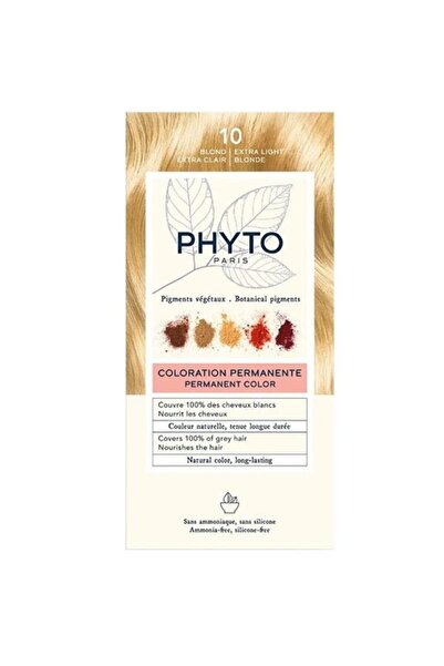 Phyto Phytocolor Bitkisel Saç Boyası 10 - Çok Açık Sarı Yeni Formül