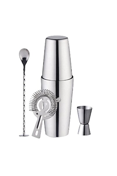 Nikadu مجموعة تحضير الكوكتيل الاحترافية ستيل بوسطن شيكر