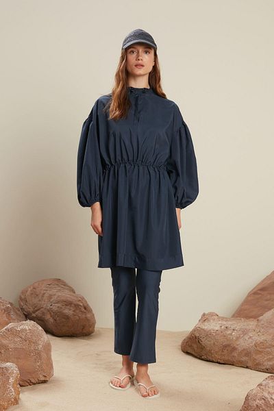 Manuka HIJAB REGENMANTEL BADEANZUG DUNKELBLAU