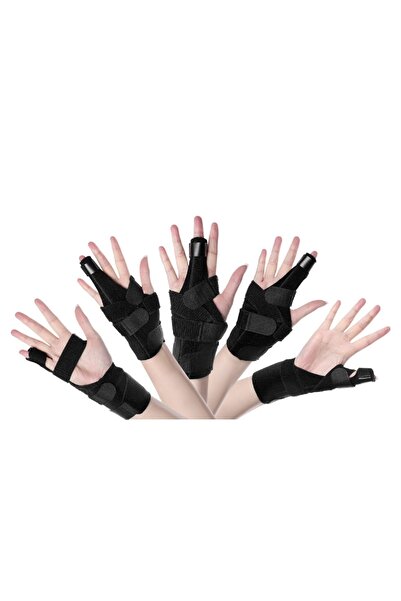 KEMSAD قطعة واحدة من واقي إصبع جبيرة قابل للتعديل، مكواة فرد الإصبع