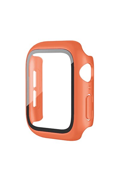 Quse Apple Watch 40mm Turuncu Kasa ve Ekran Koruyucu – SE & Series 4–5-6 ile ...