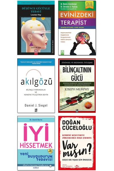 Psikonet Yayınları Bilinçaltının Gücü Akılgözü İyi Hissetmek Var Mısın? Evinizdeki Terapist Düşünce Gücüyle Tedavi 6lı