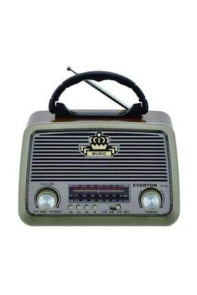 Everton Rt-301 Bluetooth, Nostalji ,şarjlı 3 Band Radyo ,usb, Sd ,aux, Mp3 Pl...