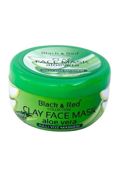 Black Red Face Clay Mask 400mlAloe Vera