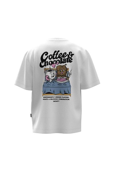 Shout Oversize Shout Coffee & Chocolate Unisex T-Shirt