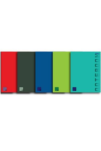 MYLİNE Nebula A-4 P.P. Cover Method Notebook 80 Yp Striped 6 Pieces
