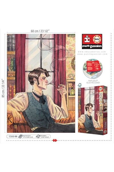EDUCA 1500 Piece Sherlock Puzzle - Esther Gili