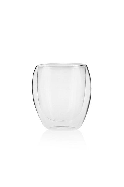 The Mia CAM0284 Double Wall Glass Cup 350 CC