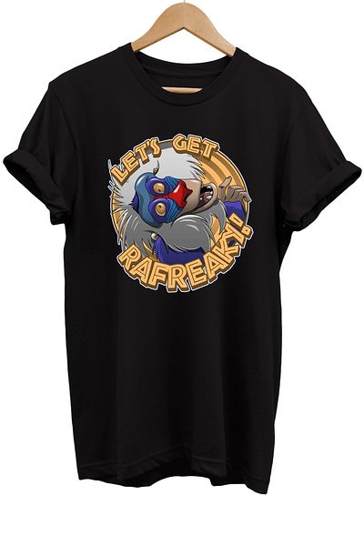 remonz Μπλουζάκι Cute Monkey με στάμπα 100% βαμβακερό Basic T-shirt κανονικού μεγέθους