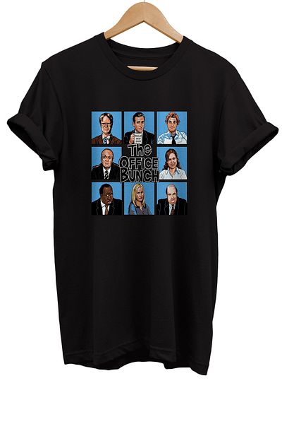 remonz The Office Printed 100% Cotton Basic T-shirt Μπλουζάκι κανονικού μεγέθους