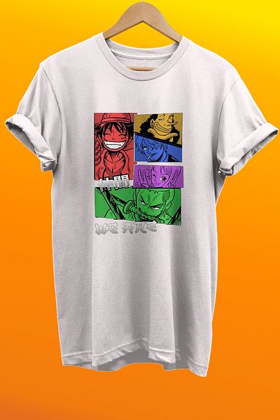 remonz Μπλουζάκι One Piece Printed 100% Cotton Basic T-shirt κανονικού μεγέθους