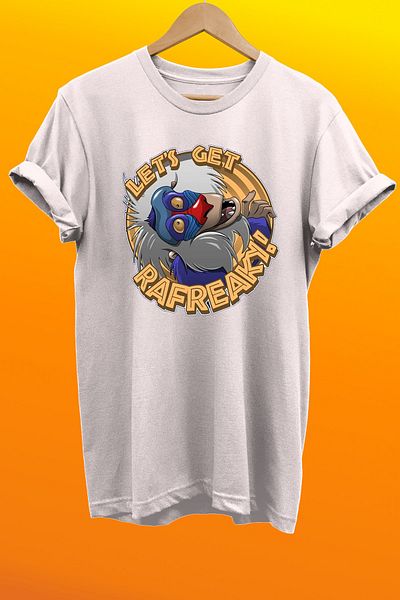 remonz Μπλουζάκι Cute Monkey με στάμπα 100% βαμβακερό Basic T-shirt κανονικού μεγέθους